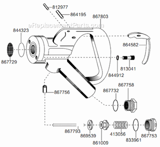 Page G Diagram and Parts List for 1760HL-16  Cleco Angle Grinder