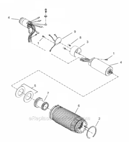 Page B Diagram and Parts List for 18CAE23F1  Cleco Ratchet