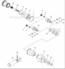 Page D Diagram and Parts List for 18CPE06D2  Cleco Ratchet