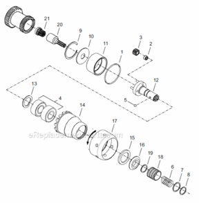 Page C Diagram and Parts List for 18CSE06Q  Cleco Ratchet