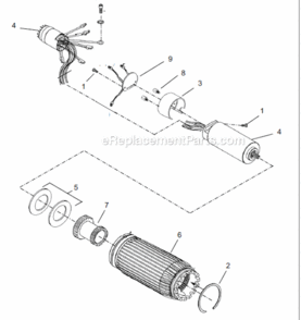 Page B Diagram and Parts List for 18CSE31D3  Cleco Ratchet
