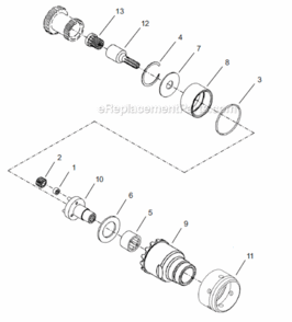 Page C Diagram and Parts List for 18EA08AL2B  Cleco Ratchet