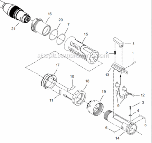 Part Location Diagram of 961250-080 Cleco 8 Meter Cable