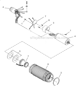 Page B Diagram and Parts List for 18EAE28AM3  Cleco Ratchet