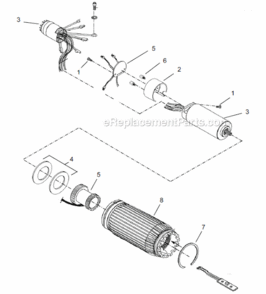 Page B Diagram and Parts List for 18ES06QP  Cleco Ratchet