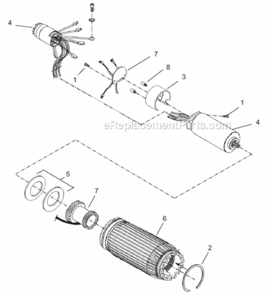 Page B Diagram and Parts List for 18ES12ZA  Cleco Ratchet