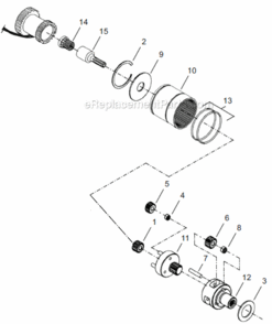 Page C Diagram and Parts List for 18ESE12D3P  Cleco Ratchet