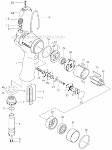 Page A Diagram and Parts List for 20PHL70Q  Cleco Ratchet