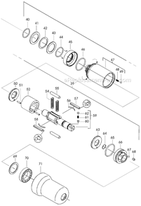 Page B Diagram and Parts List for 20PHL70Q  Cleco Ratchet