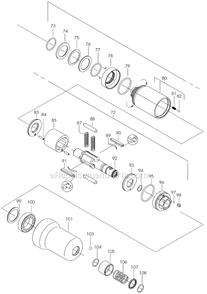 Page C Diagram and Parts List for 20PHL70Q  Cleco Ratchet