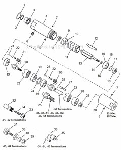Part Location Diagram of 14-4073 Cleco Hex Nut