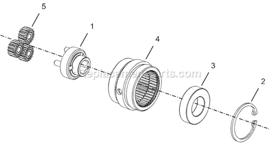 Page D Diagram and Parts List for 24NRS20H15-1  Cleco Ratchet