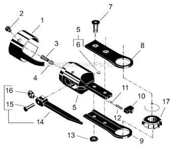 Part Location Diagram of A27415 Cleco Push Rod Assembly