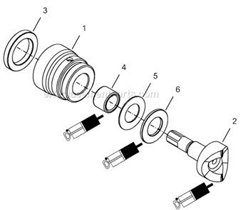Page E Diagram and Parts List for 24NRS24H18-1  Cleco Ratchet