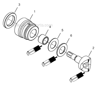 Page E Diagram and Parts List for 24NRS29H25-1  Cleco Ratchet