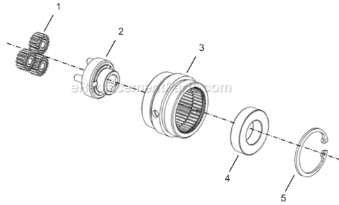 Page C Diagram and Parts List for 24RAS13AM3  Cleco Ratchet