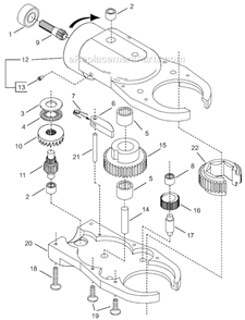 Page D Diagram and Parts List for 24RTA40T4MR00  Cleco Ratchet