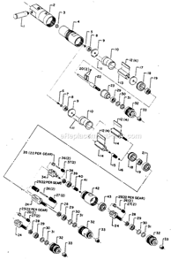 Part Location Diagram of 1004984 Cleco Planet Roller (22)