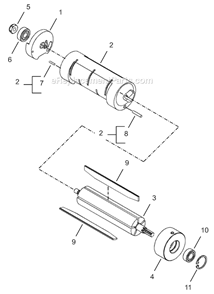 Page C Diagram and Parts List for 34NRS29H15-1  Cleco Ratchet