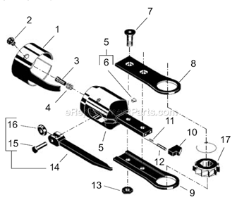 Page A Diagram and Parts List for 34NRS31H16  Cleco Ratchet