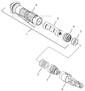 Page A Diagram and Parts List for 34NRS36H18-1  Cleco Ratchet