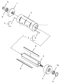 Page C Diagram and Parts List for 34NRS38H16-1  Cleco Ratchet