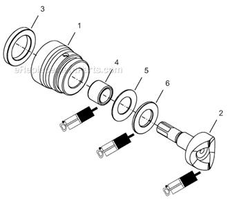 Page E Diagram and Parts List for 34NRS46H18-1  Cleco Ratchet