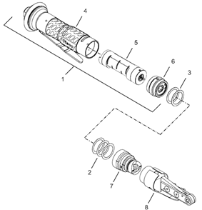 Page A Diagram and Parts List for 34NRS52H25-1  Cleco Ratchet