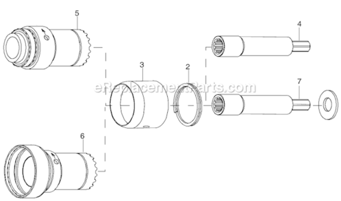 Part Location Diagram of 205958 Cleco Coupling F2, F3 (9T)