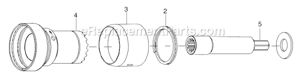 Page B Diagram and Parts List for 34RAA53H3MGFM5  Cleco Ratchet