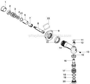 Part Location Diagram of 48018103 Cleco Bevel Pinion Gear