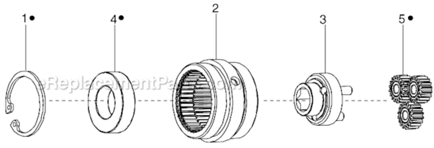 Page D Diagram and Parts List for 34RAA94F3ML00  Cleco Ratchet