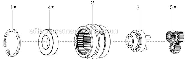 Page D Diagram and Parts List for 34RAA94H3MLFMB  Cleco Ratchet