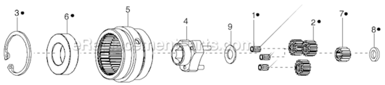 Page C Diagram and Parts List for 34RAS10F1MD00  Cleco Ratchet