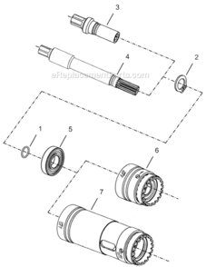 Page D Diagram and Parts List for 34RAS28AH3  Cleco Ratchet