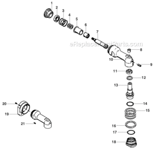 Page A Diagram and Parts List for 34RAS40F2MG00  Cleco Ratchet