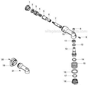 Page A Diagram and Parts List for 34RAS52F2MI00  Cleco Ratchet