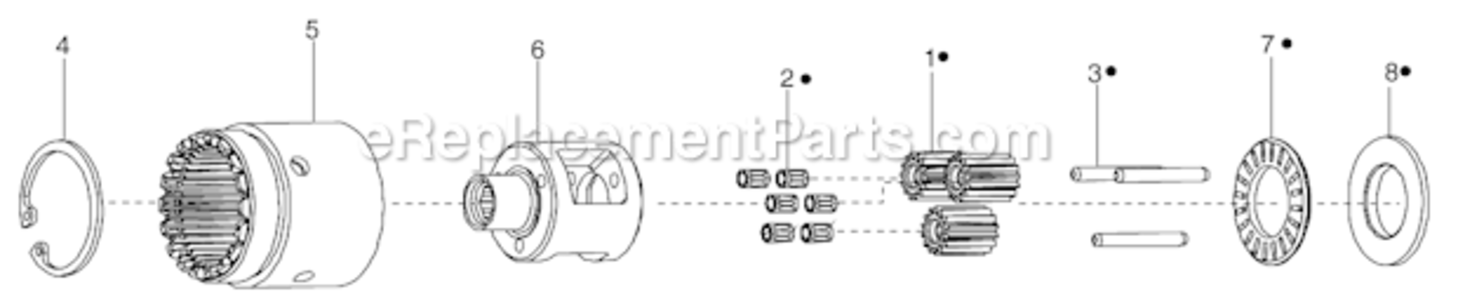 Page B Diagram and Parts List for 34RCA30D3MB01  Cleco Ratchet