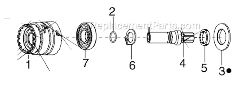 Page C Diagram and Parts List for 34RCS29D1MB01  Cleco Ratchet