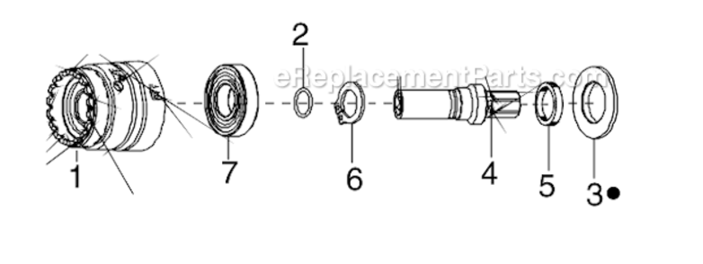 Page C Diagram and Parts List for 34RCS29D1MG01  Cleco Ratchet