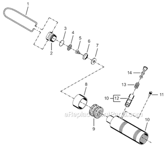 Page A Diagram and Parts List for 35RSA-10-3  Cleco Electric Drill