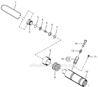Page A Diagram and Parts List for 35RSA-20Q  Cleco Electric Drill