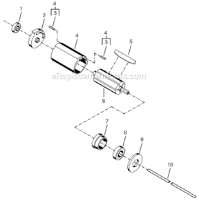 Page B Diagram and Parts List for 35RSA-5Q  Cleco Electric Drill