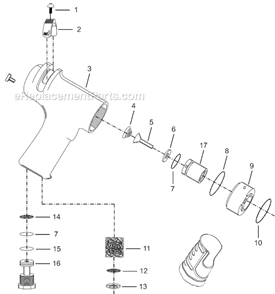 Page A Diagram and Parts List for 35RSAP-20Q  Cleco Electric Drill
