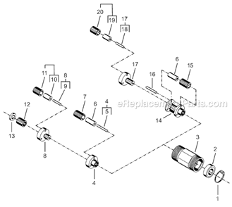 Page C Diagram and Parts List for 35RSATP-5-3  Cleco Electric Drill