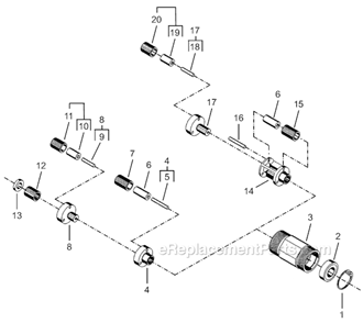 Page C Diagram and Parts List for 35RSATP-5Q  Cleco Electric Drill
