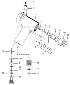 Page A Diagram and Parts List for 35RSATP-7Q  Cleco Electric Drill