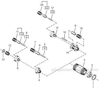 Page C Diagram and Parts List for 35RSATP-7Q  Cleco Electric Drill