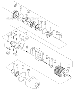 Page B Diagram and Parts List for 400PTHFC206  Cleco Ratchet