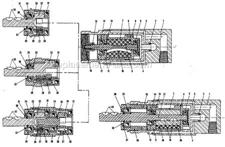 Page A Diagram and Parts List for 41MFN917M  Cleco Power Motor